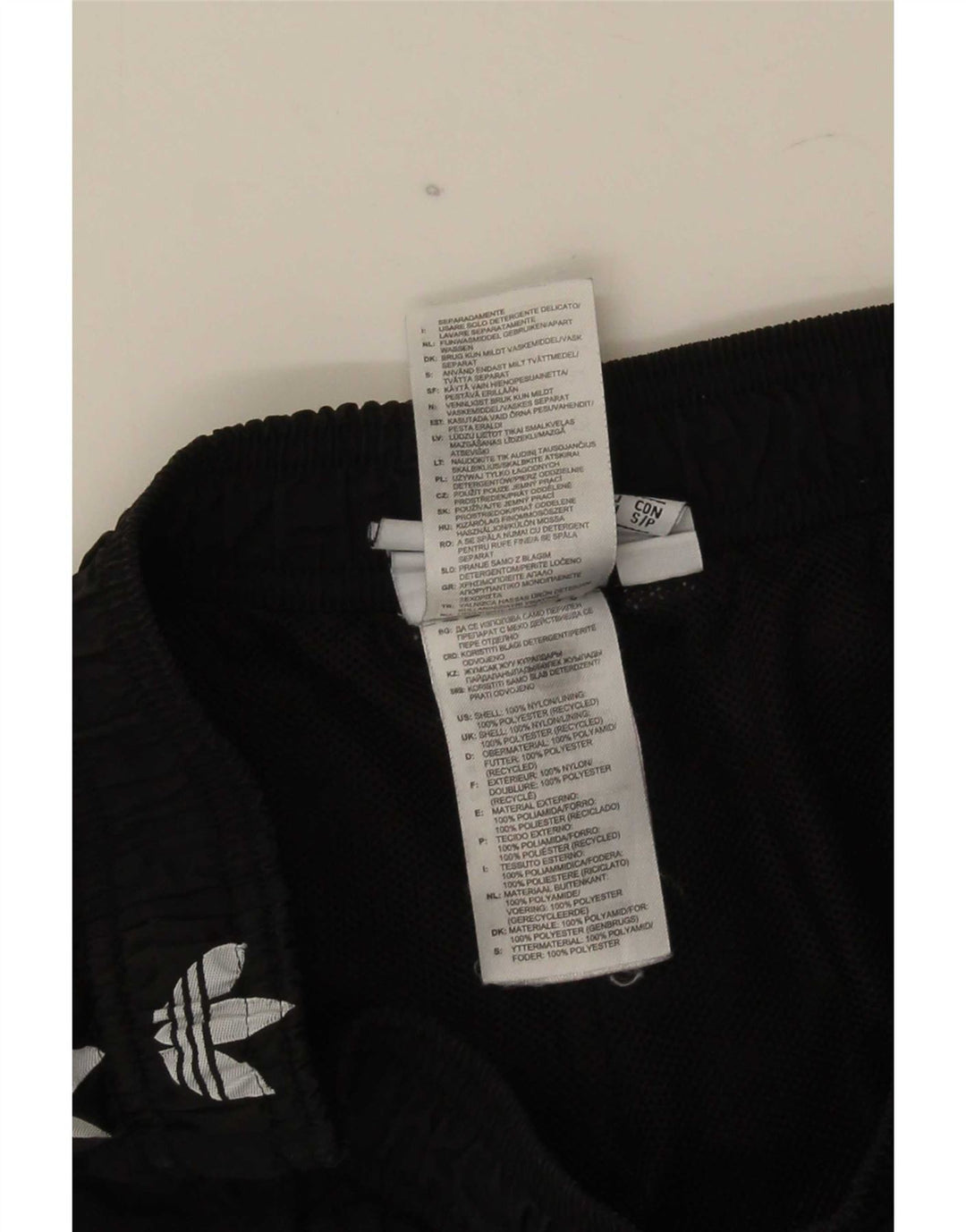Adidas muške kratke sportske kratke hlače s grafičkim motivima male crne poliesterske boje