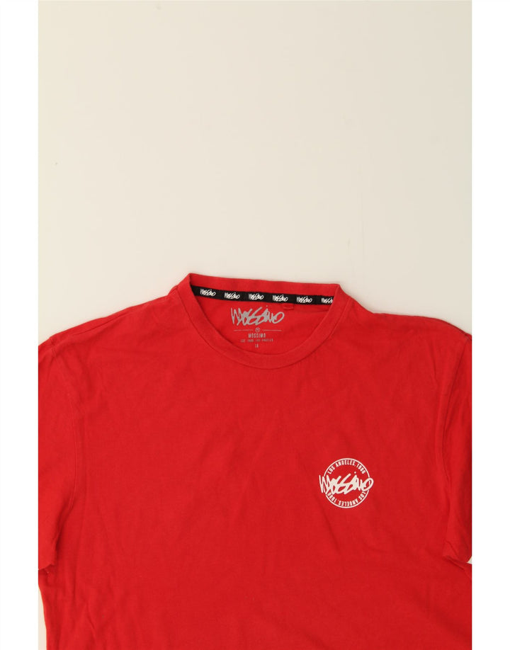 MOSSIMO Boys Graphic T-Shirt Top 13-14 Years Red Cotton Vintage Mossimo and Second-Hand Mossimo from Messina Hembry 