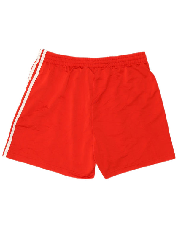 Pantaloncini sportivi Adidas da donna UK 16/18 Large Rosso Poliestere