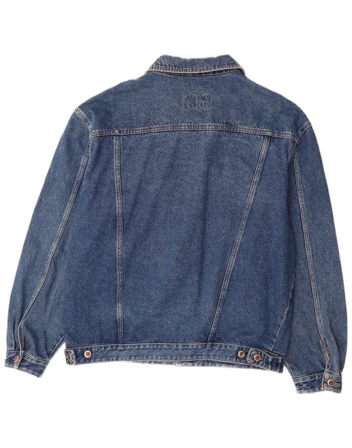 Mash Mens Denim Jacket UK 42 XL Blue Cotton