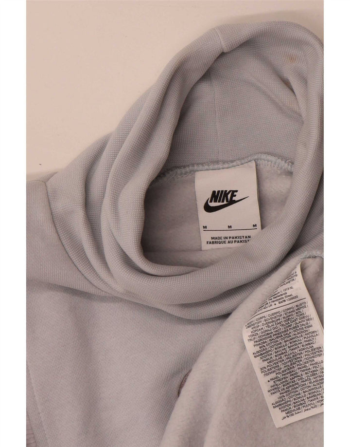 Nike Womens Graphic Sweatshirt Jumper UK 14 Medium Blue Colourblock