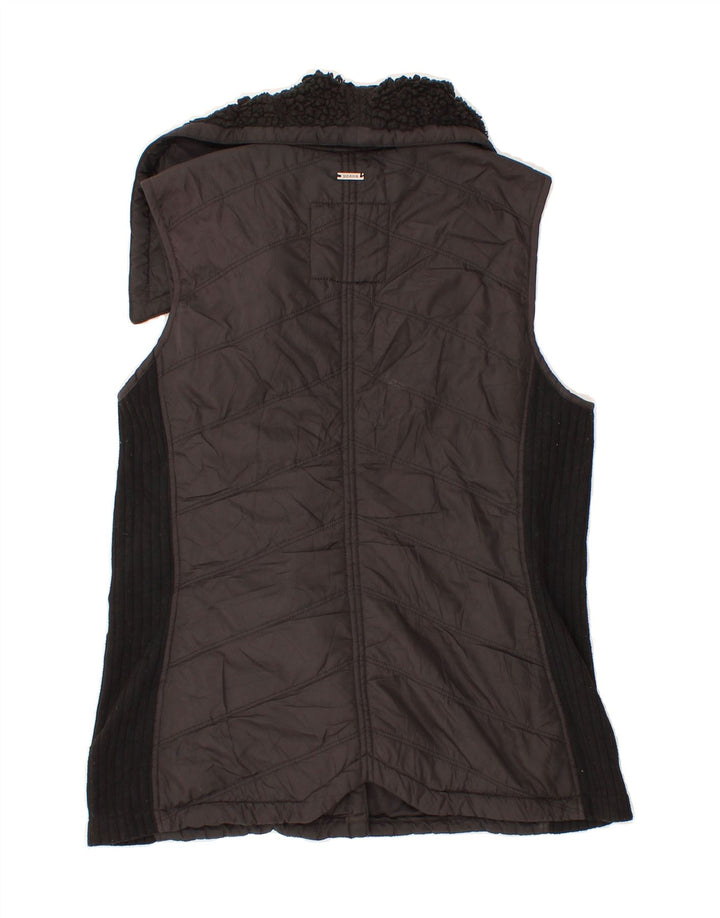 PRANA Womens Padded Gilet UK 12 Medium Black Colourblock Polyester Vintage Prana and Second-Hand Prana from Messina Hembry 