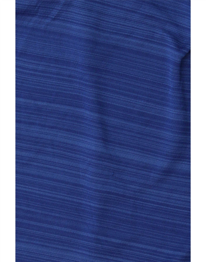 Mountain Warehouse Mens IsoCool T-Shirt Top Small Blue Striped Polyester