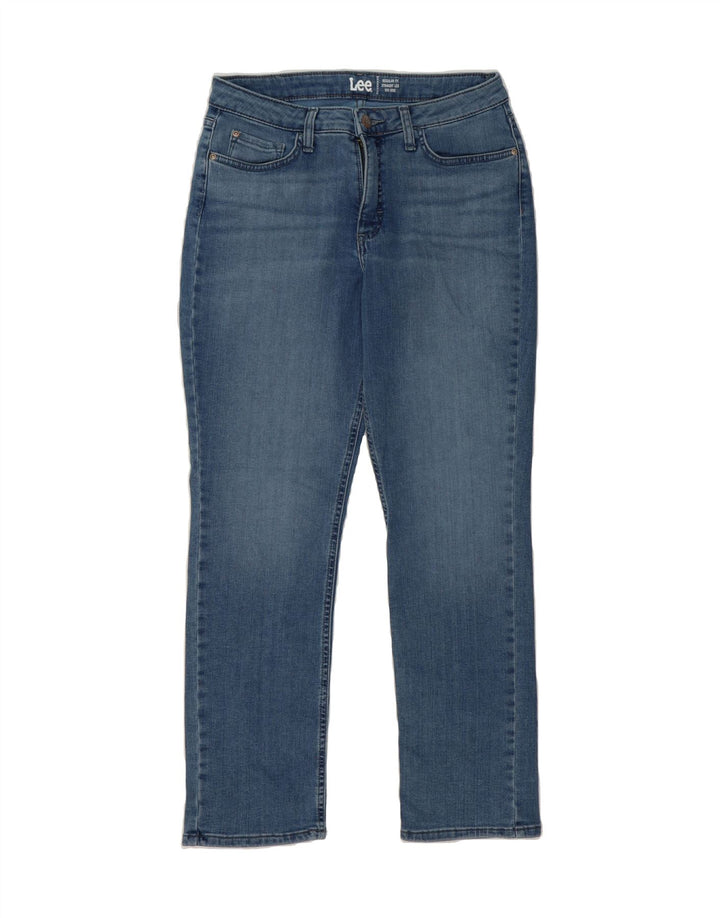 LEE Womens Mid Rise Regular Fit Straight Jeans Size 10 Medium W30 L29 Blue Vintage Lee and Second-Hand Lee from Messina Hembry 