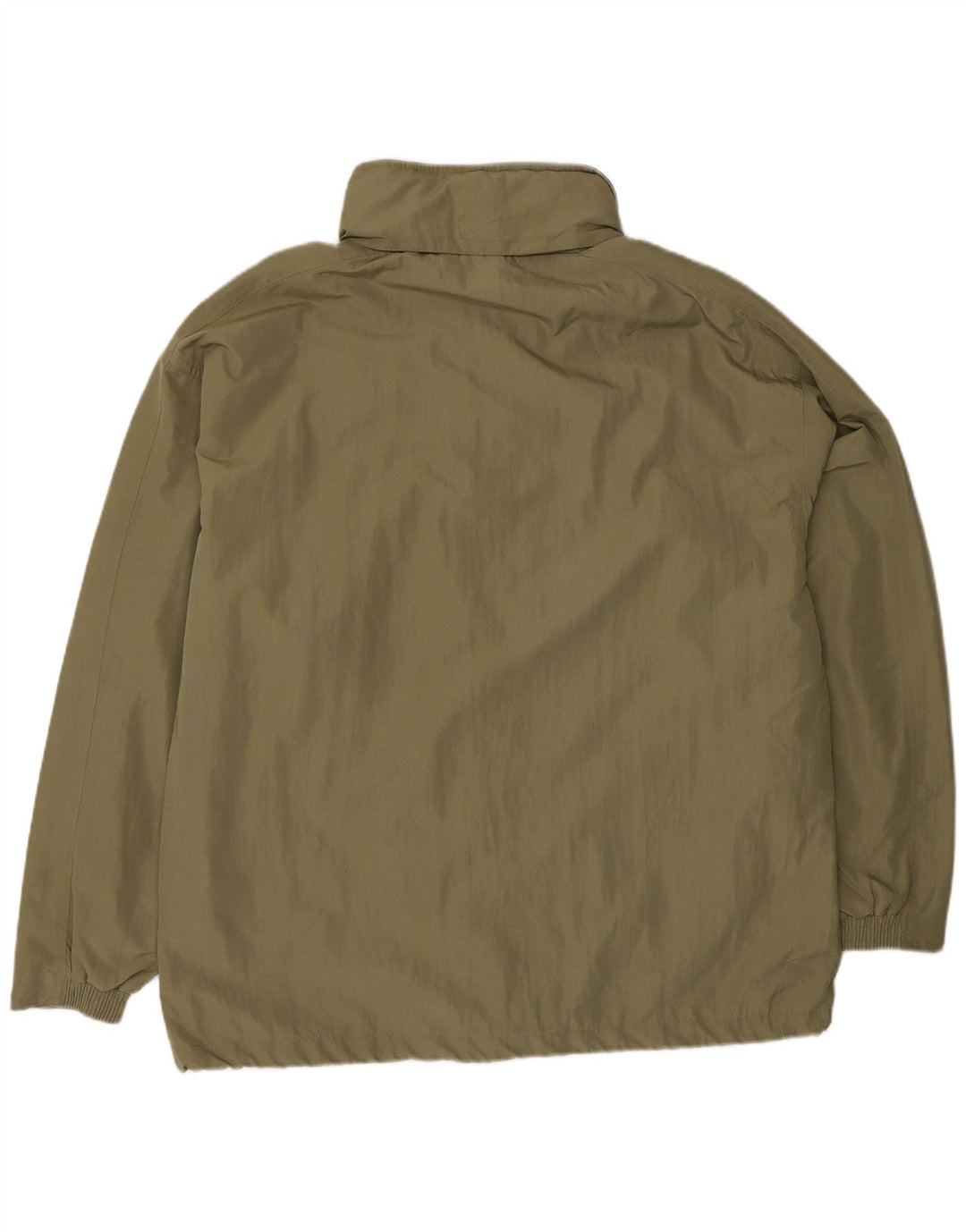 DIADORA Mens Rain Jacket UK 42 XL Khaki Polyamide