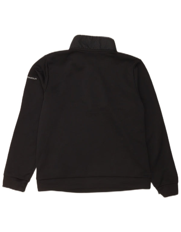 Under Armour Girls Graphic Sweatshirt Jumper 11-12 Years Large Black Sports