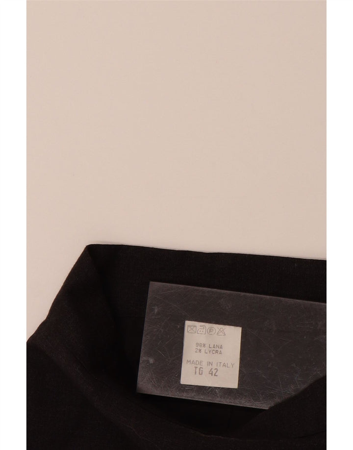 VINTAGE Womens Pencil Skirt IT 42 Medium W27  Grey Wool Vintage Vintage and Second-Hand Vintage from Messina Hembry 