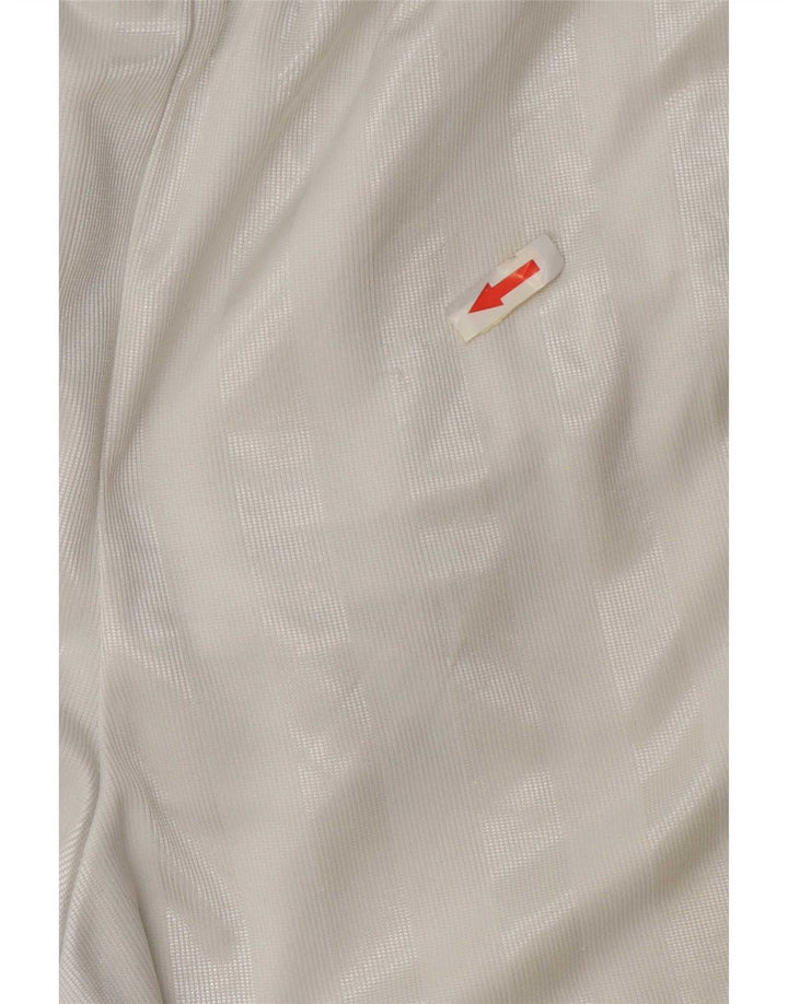 Nike Herre Dri Fit almindelige sportsshorts Medium hvid stribet polyester