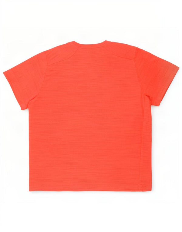 T-shirt Nike Dri Fit da uomo Top 2XL Poliestere chiazzato arancione