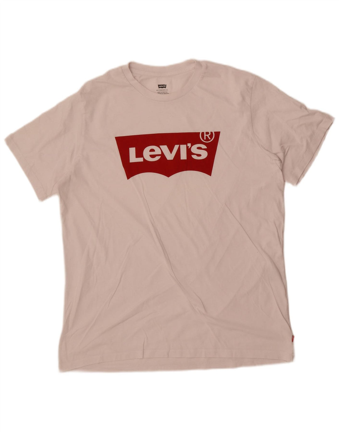 Levi's Mens Graphic T-Shirt Top Large White