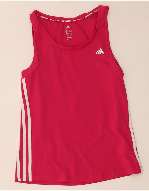 Adidas Γυναικείο γιλέκο Climacool Top UK 12/14 Medium Pink Polyamide