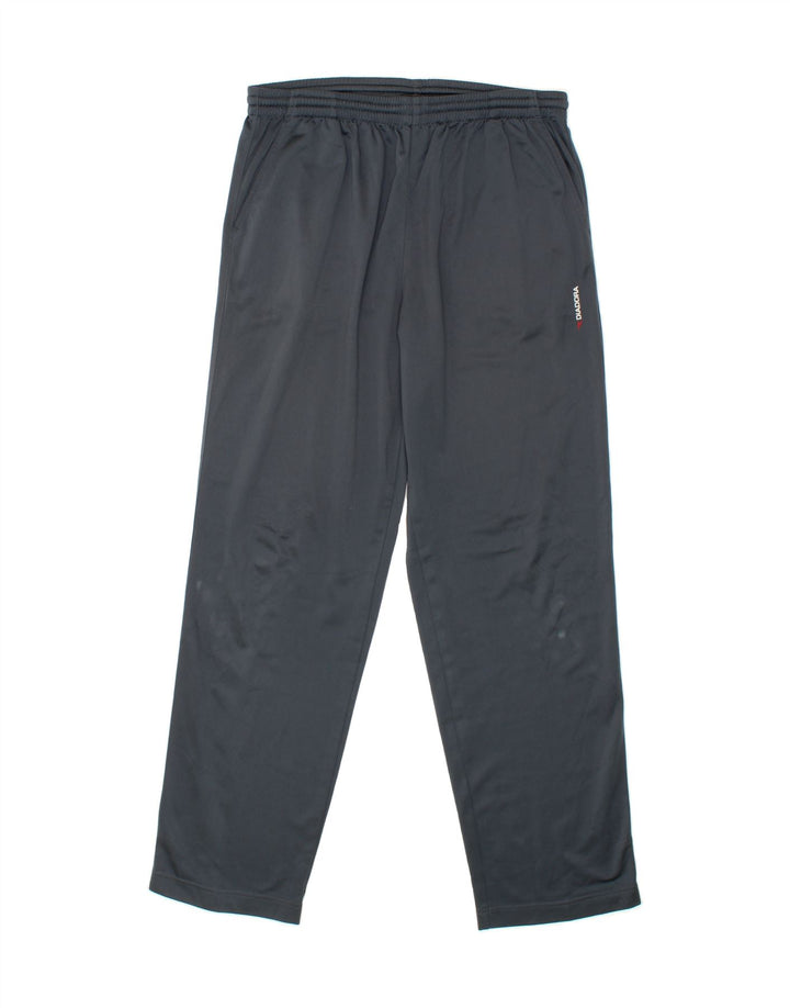 DIADORA Mens Tracksuit Trousers UK 40 Medium Grey Polyester Vintage Diadora and Second-Hand Diadora from Messina Hembry 