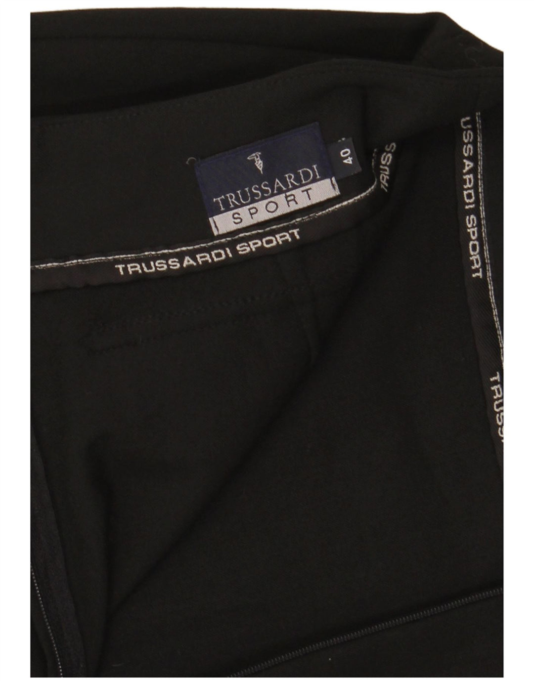 Trussardi Womens Pencil Skirt IT 40 Small W28  Black Polyester
