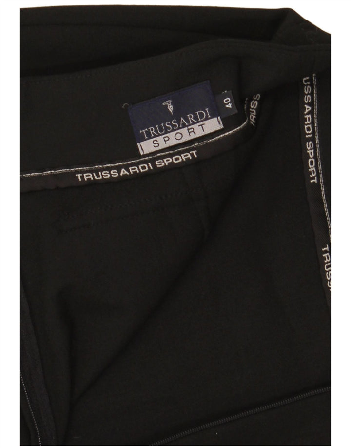 Trussardi Womens Pencil Skirt IT 40 Small W28  Black Polyester