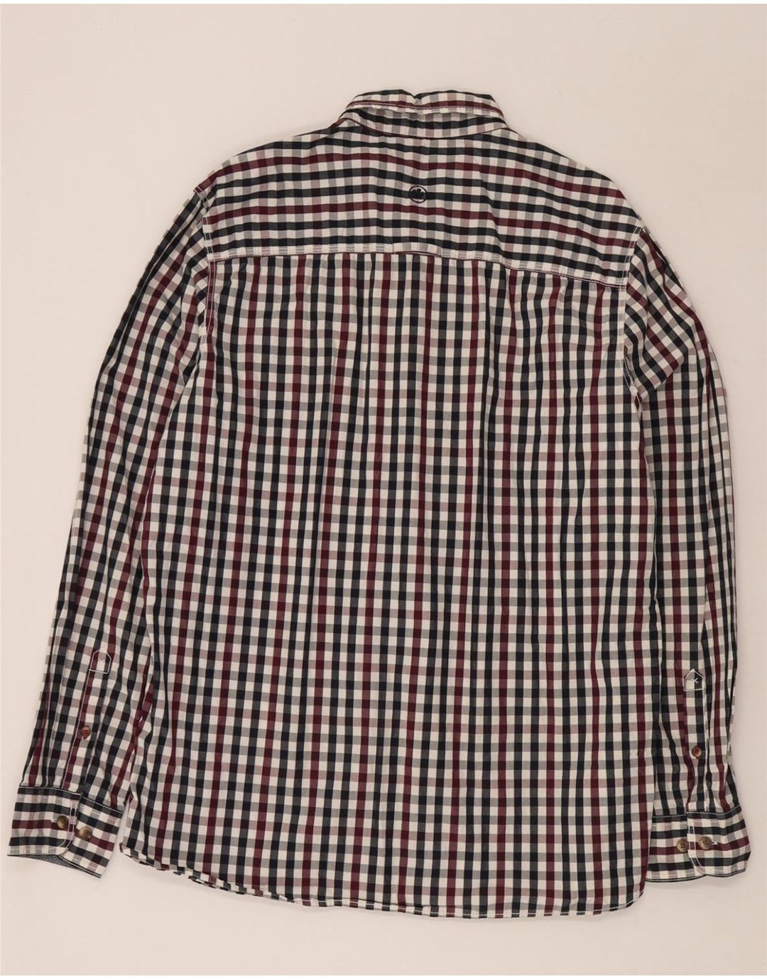 FAT FACE Mens Classic Fit Shirt Large Multicoloured Check Cotton