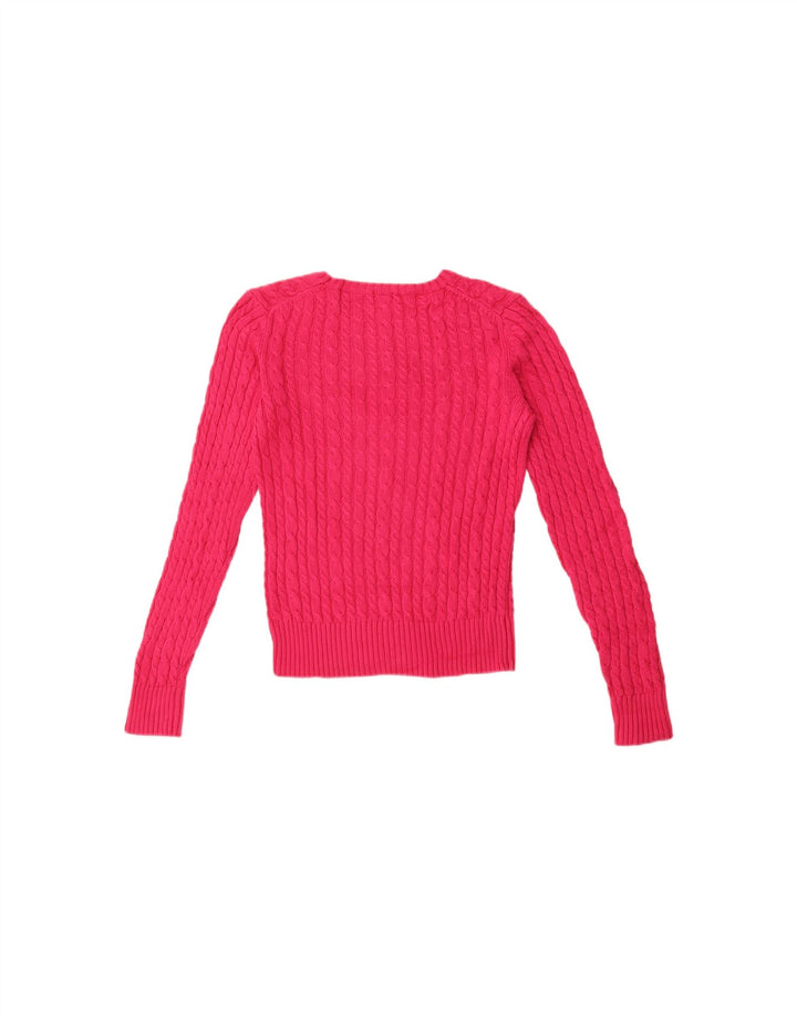 GAP Womens Crew Neck Jumper Sweater UK 12 Medium Pink Vintage Gap and Second-Hand Gap from Messina Hembry 