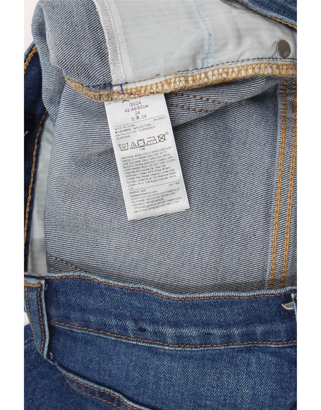 Gap Womens Cropped Jeans IT 42/44 Medium W28 L26 Blue Cotton