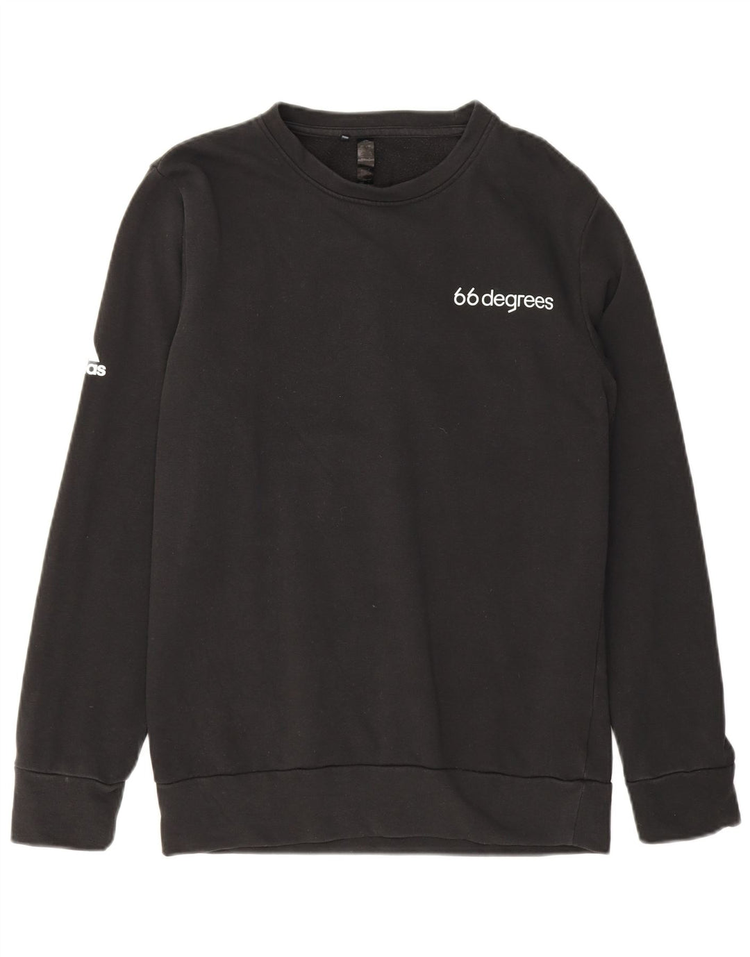 Adidas Mens Graphic Sweatshirt Jumper Small Black Cotton