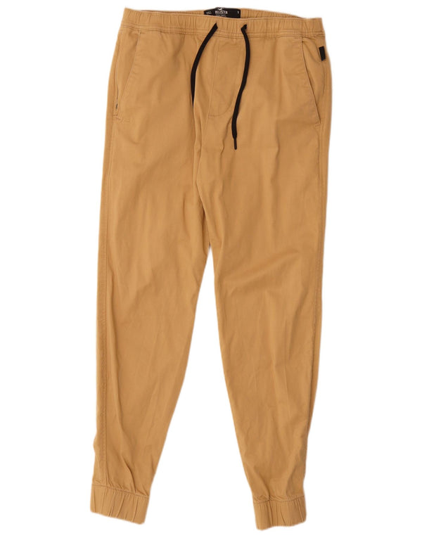 Hollister Mens Joggers Chino Pantalones Pequeños W29 L28 Algodón Beige
