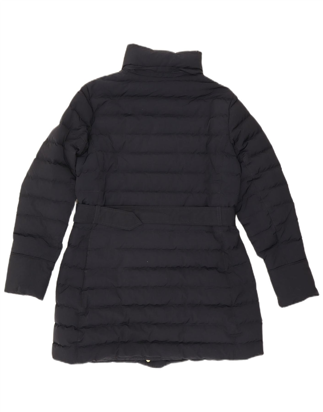 Woolrich ženski podstavljeni kaput UK 16 veliki tamnoplavi poliester