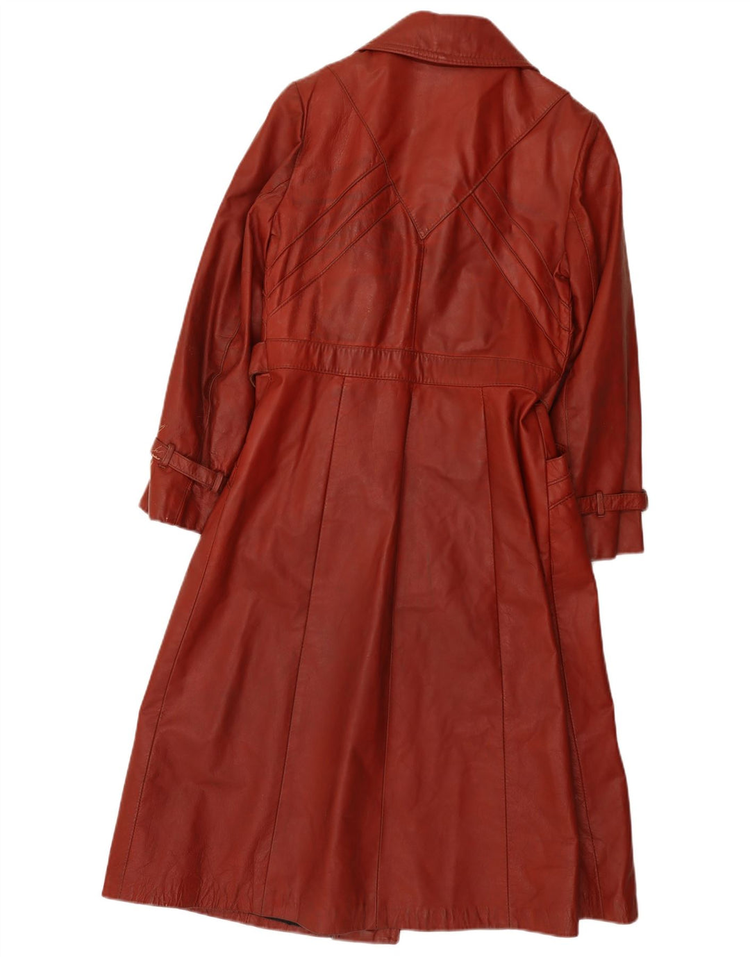 Cappotto in pelle da donna Opera UK 10 piccolo bordeaux classico
