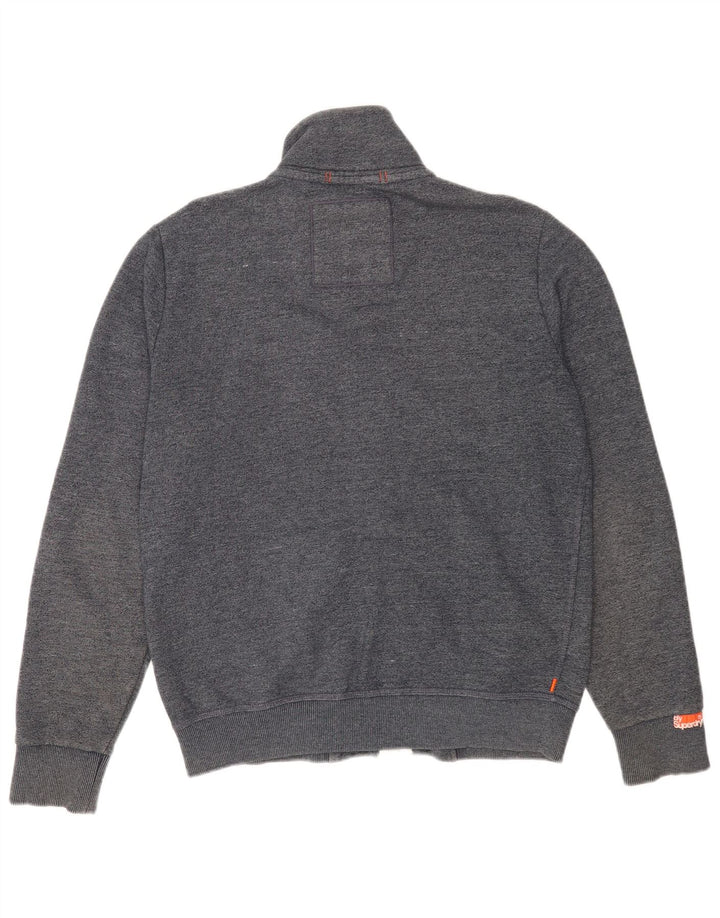 Superdry Mens Tracksuit Top Jacket XL Navy Blue Cotton