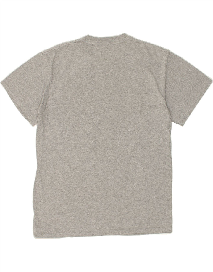 MAJESTIC Mens Graphic T-Shirt Top Medium Grey Cotton Vintage Majestic and Second-Hand Majestic from Messina Hembry 