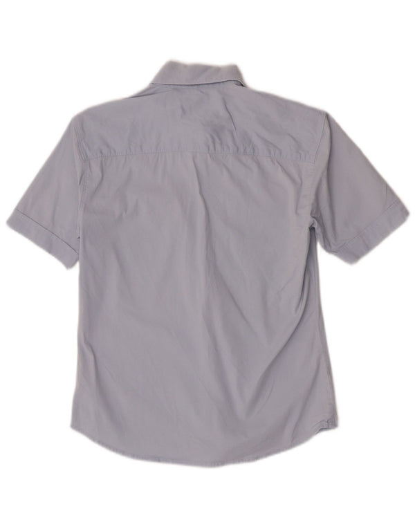 Carhartt Camisa de manga corta para mujer UK 8 Small Azul