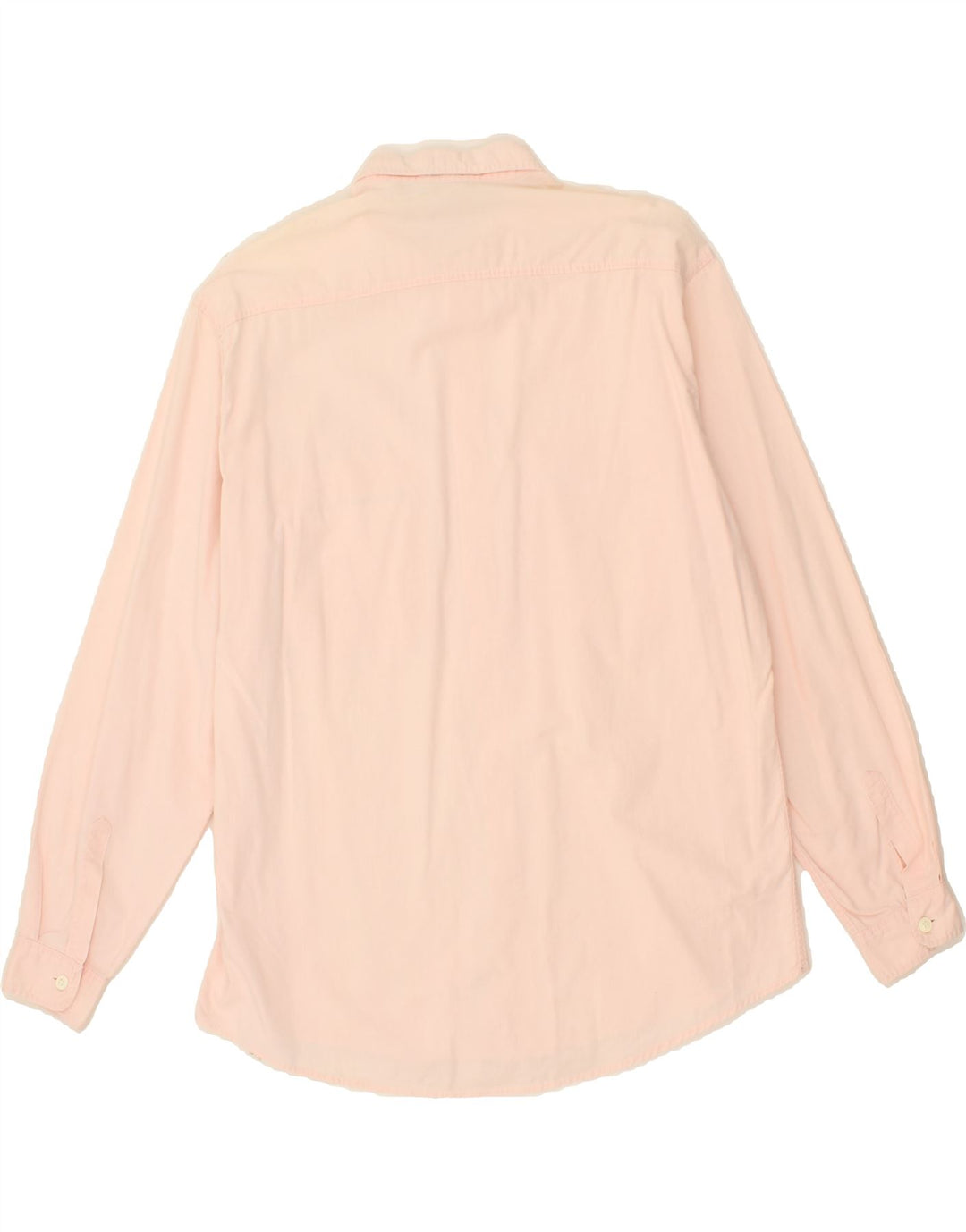 BENETTON Mens Shirt Large Pink Cotton Vintage Benetton and Second-Hand Benetton from Messina Hembry 
