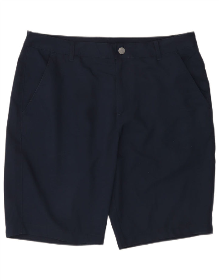 Pantaloncini chino da uomo Puma W34 Large blu navy in poliestere