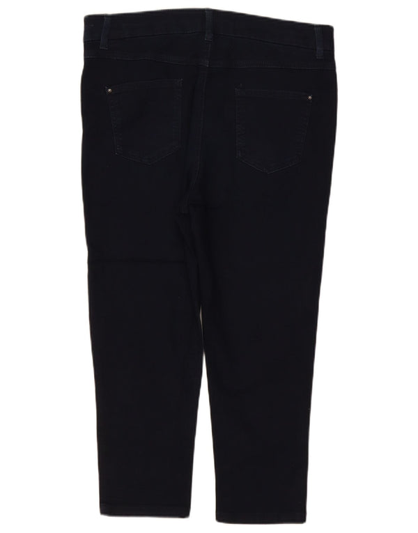 Marks & Spencer Damen-Cropped-Jeans UK 16 Large W34 L22 Marineblau