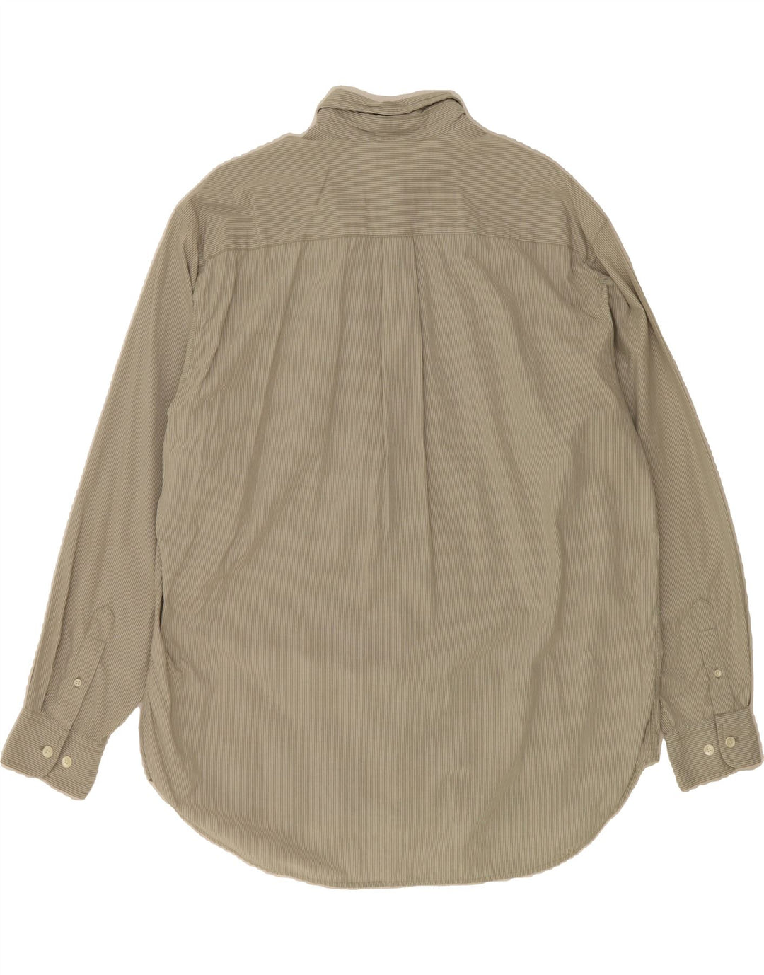 DOCKERS Mens Shirt Large Grey Pinstripe Cotton Vintage Dockers and Second-Hand Dockers from Messina Hembry 