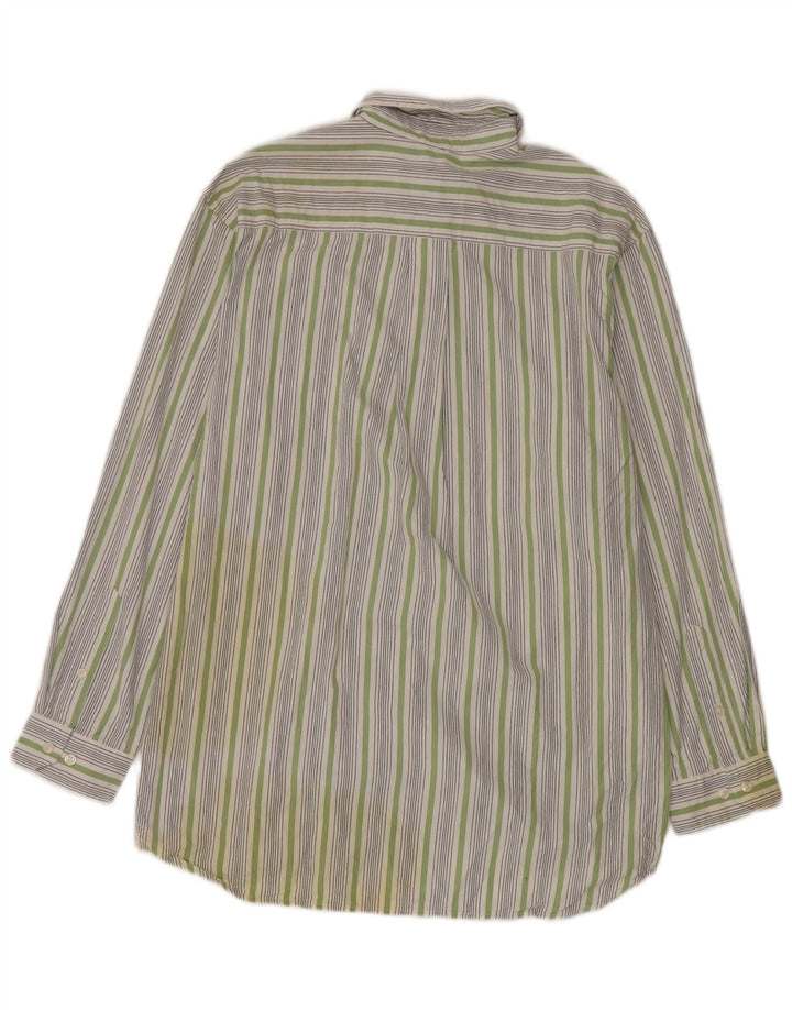 Chemise Homme Izod Coton Rayé Blanc Moyen