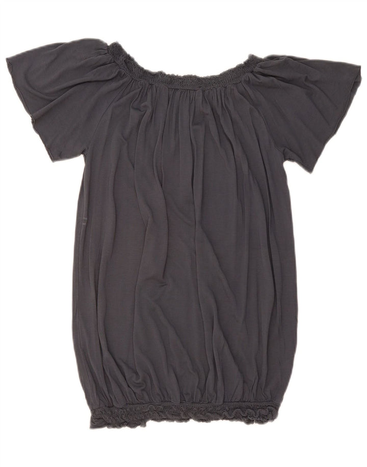 Max & Co. Womens Blouse Top UK 12 Medium Grey Viscose