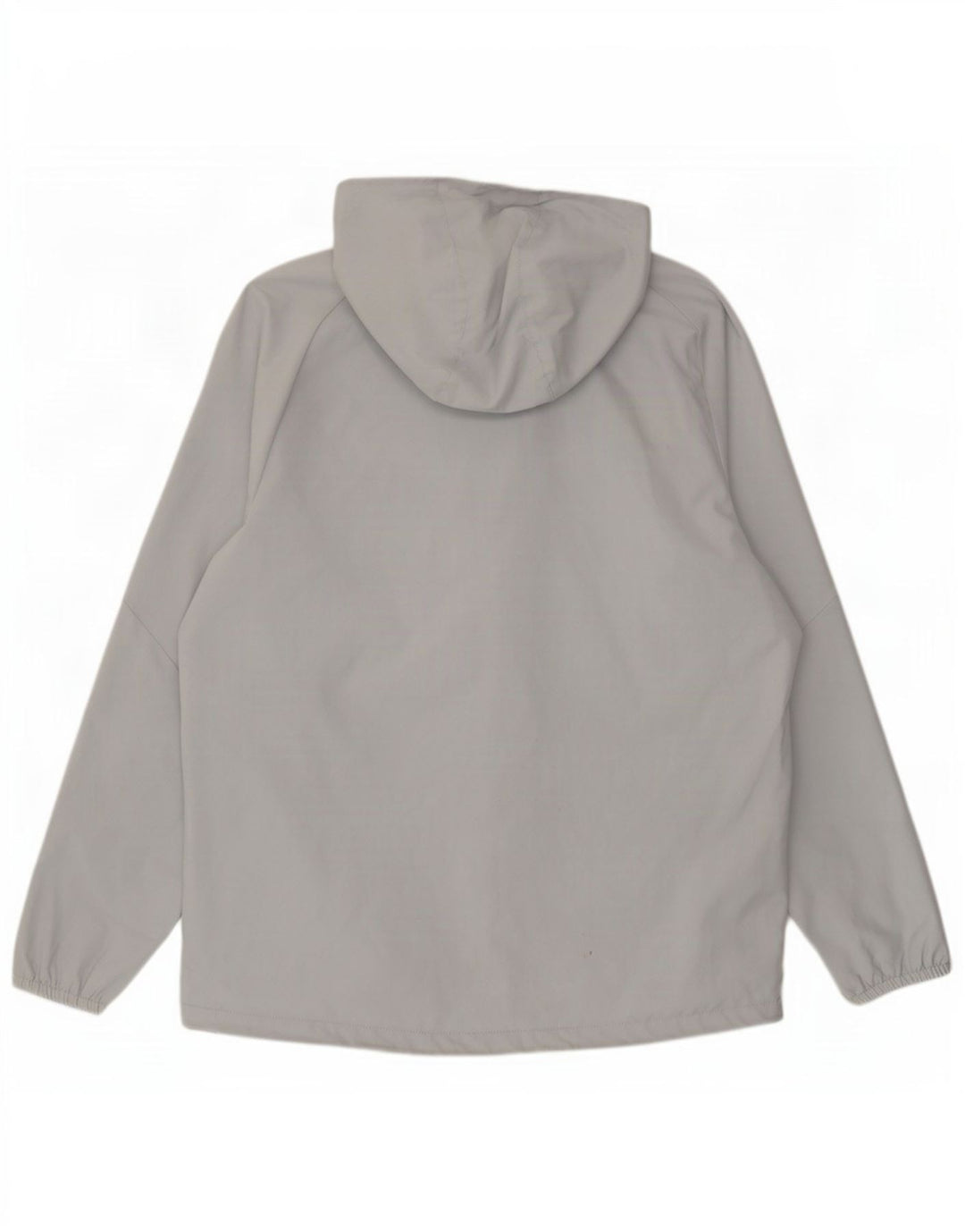 Giacca antipioggia con cappuccio grafico da uomo Umbro UK 40 Large Grigio Poliestere