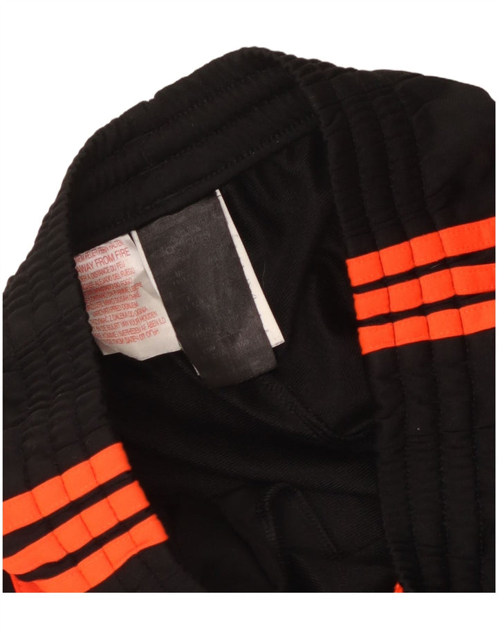 Adidas Boys Tracksuit Trousers 11-12 Years Black Polyester