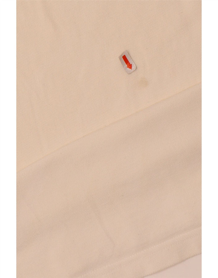 LEVI'S Mens Polo Shirt Small White Cotton Vintage Levi's and Second-Hand Levi's from Messina Hembry 