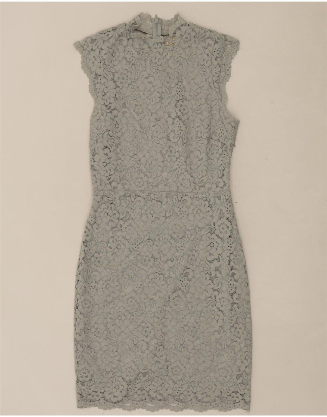 H&M Womens Sheath Dress EU 38 Medium Grey Floral Polyester Vintage H&M and Second-Hand H&M from Messina Hembry 