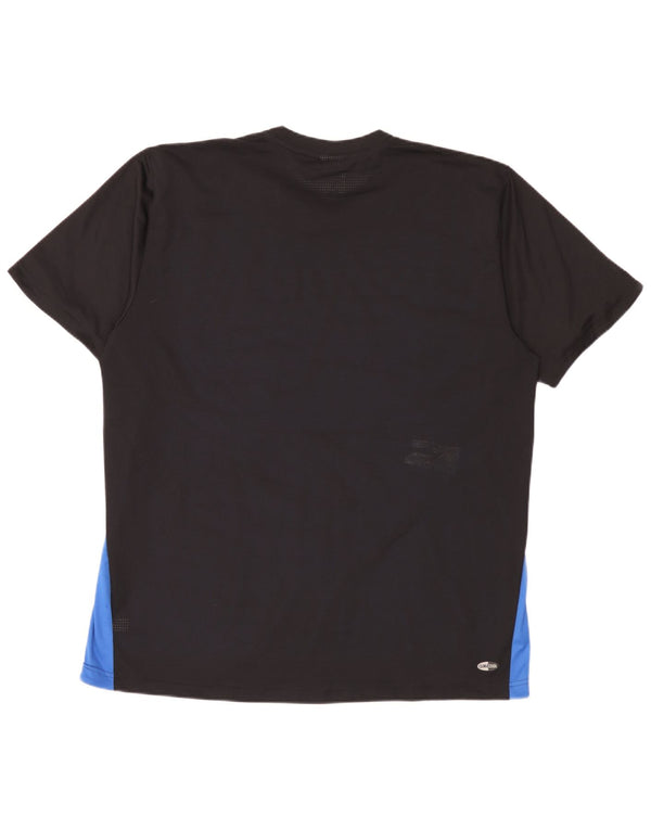Adidas Herre Clima 365 T-Shirt Top 2XL Sort Colourblock Polyester