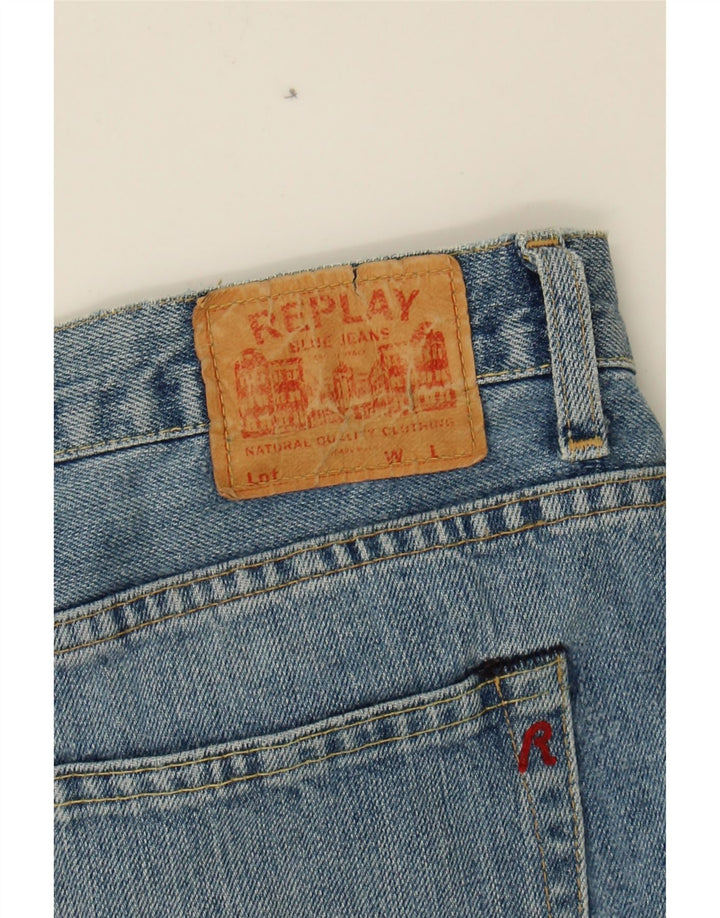 REPLAY Womens Denim Shorts Medium W30 Blue Vintage Replay and Second-Hand Replay from Messina Hembry 