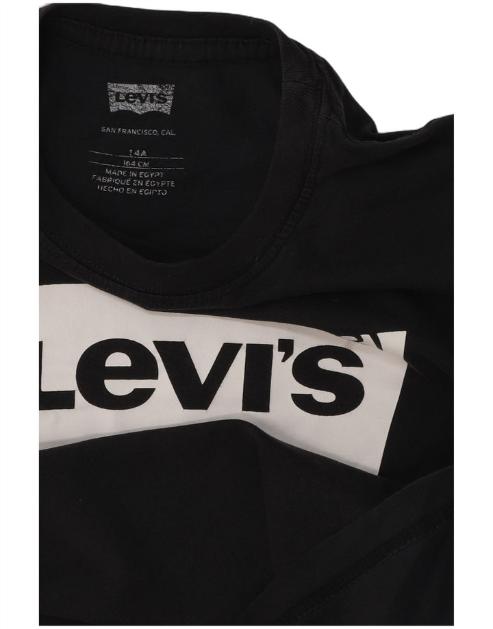 Levi's Boys Grafisk T-Shirt Top 13-14 år Grå
