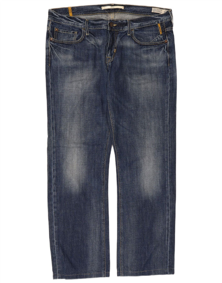 Meltin' Pot Mens Markus Straight Jeans W38 L31 Blue