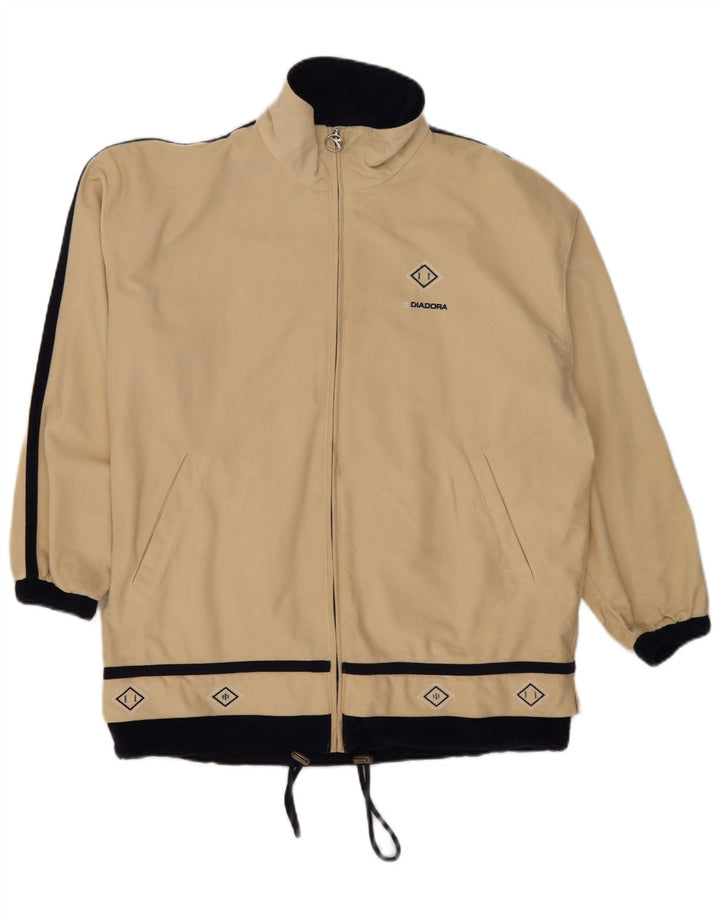 Diadora Herre grafisk træningsdragt Topjakke Medium Beige Colourblock