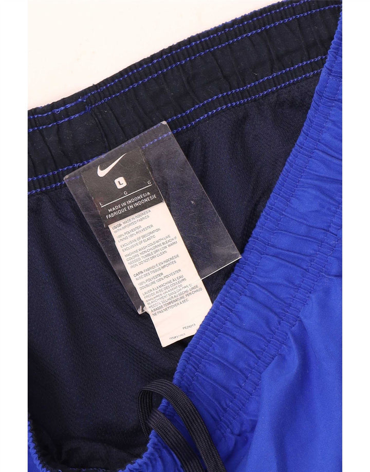 Nike Mens Sport Shorts Large Blue Polyester