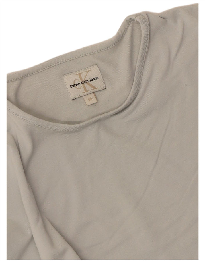 Calvin Klein Jeans Mens T-Shirt Top Medium Grey