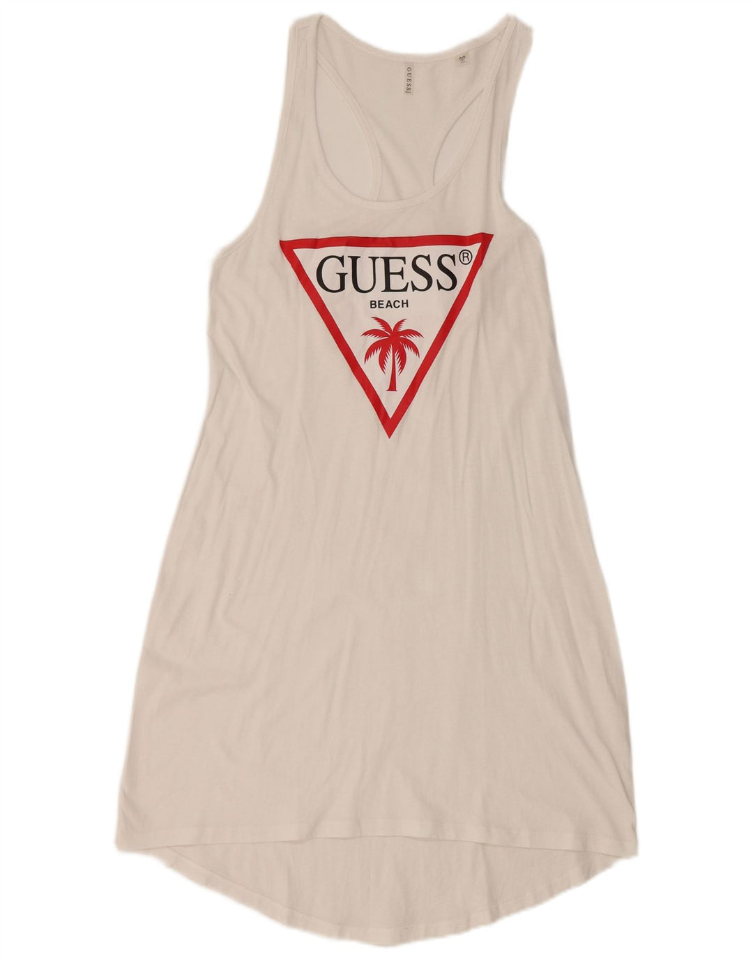 Damska sukienka Guess Graphic Sundress UK 12, średnia biel