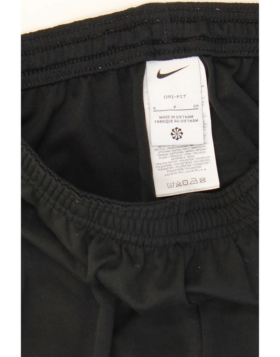 Nike Mens Tracksuit Trousers Small  Black Polyester