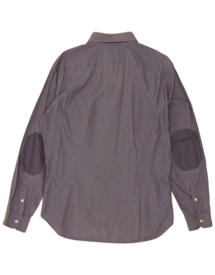 Camicia da uomo Jeckerson XL in cotone a quadri blu