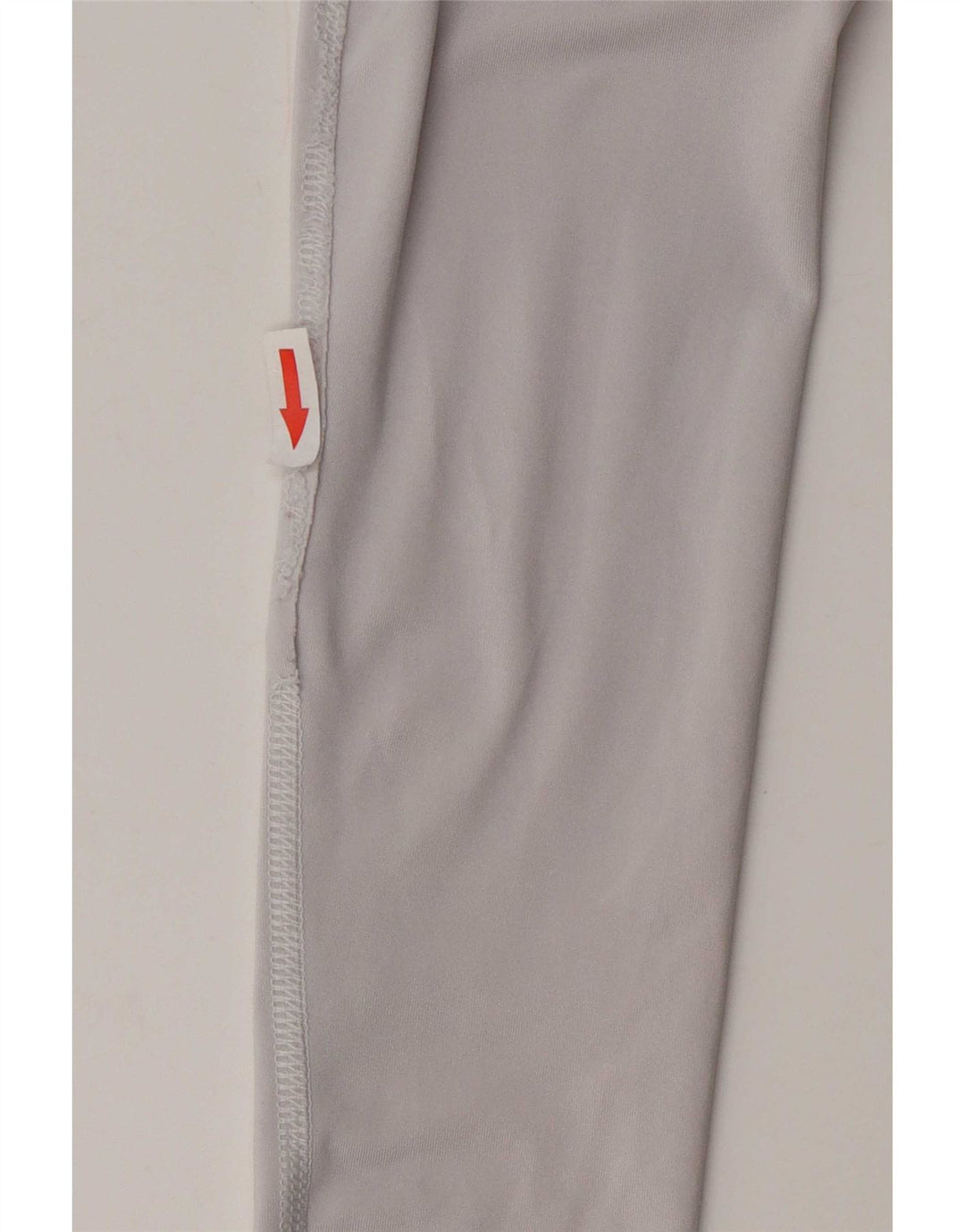 Adidas Top a compressione da donna manica lunga UK 14 Medium Grey Flecked
