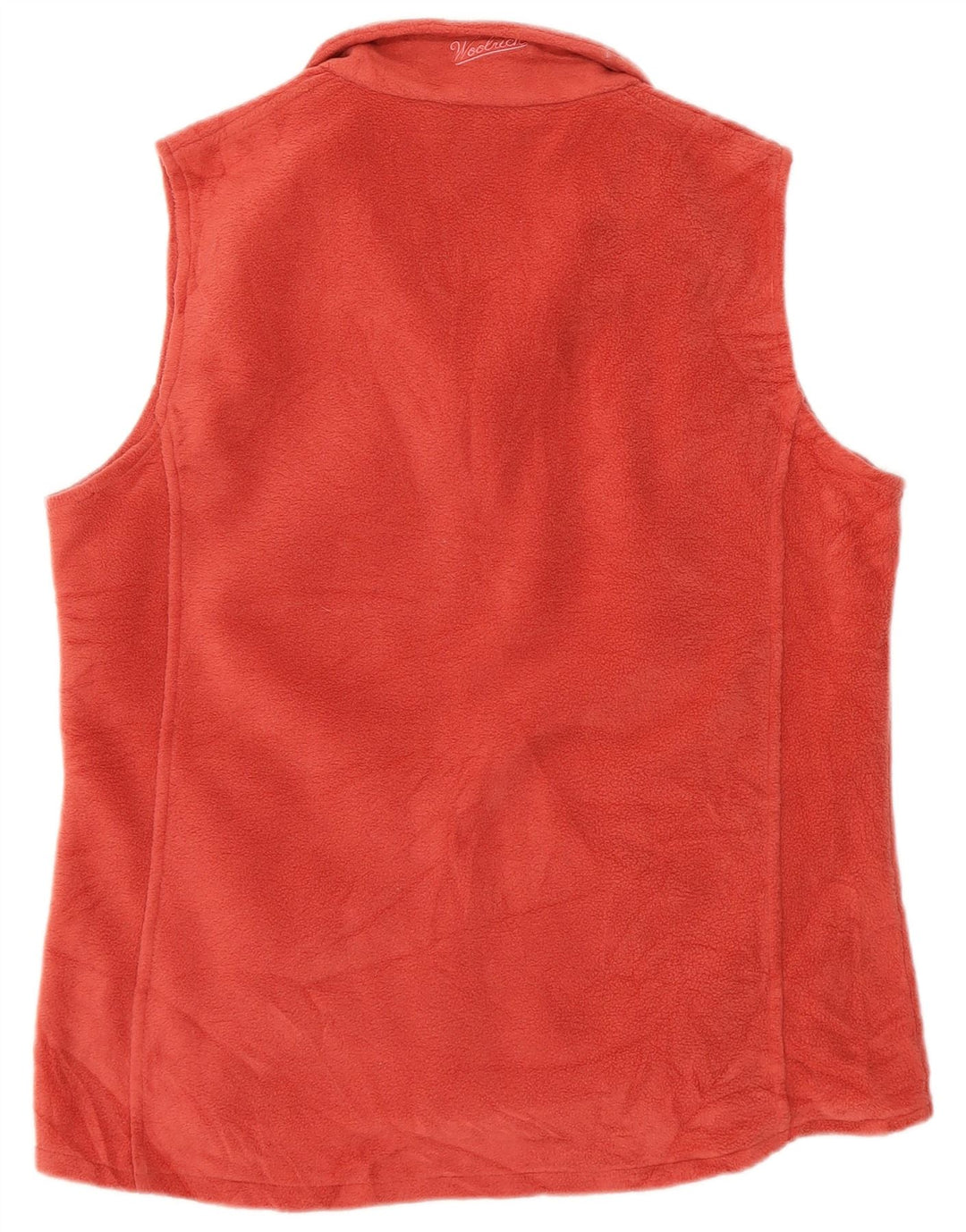 WOOLRICH Womens Fleece Gilet UK 16 Large Red
